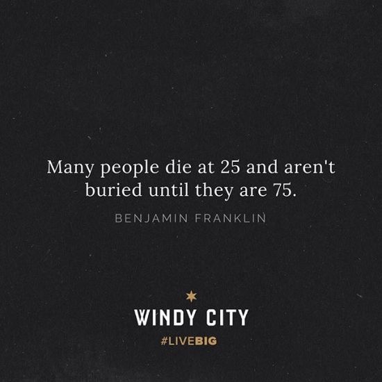 Don't be one of those people. Life is short...but it's never too late...and you're never too old. Big world; lots to experience. Eat well, train hard, and get out there!
•
#windycitylivin #liveBIG