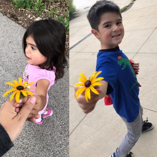 #flowersformommy #mybabies #strollinginthecity #chicago #chicity #windycitylivin