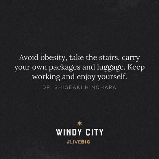 Sound advice from the good doc who recently passed away at (or lived to) 105.
•
Link to article in profile
•
#windycitylivin #liveBIG