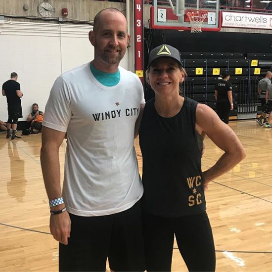 Today is the final day of @thegranitegames.  The volunteers have been amazingly kind and helpful.  No event can run smoothly without all of them.  Thank you.  I have Eric a @windycitysc shirt because he was a stand out volunteer this weekend. #granitegames #volunteer #earnednotgiven #thankyou #liveBIG #windycitylivin