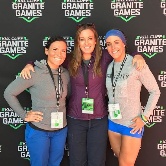 The calm before the storm! @thegranitegames @abeers6 @lindseyrenae @windycitysc #thegranitegames #roadtominnesota #stcloud #crossfitgirls #windycitylivin #windycitycrossfit #livebig