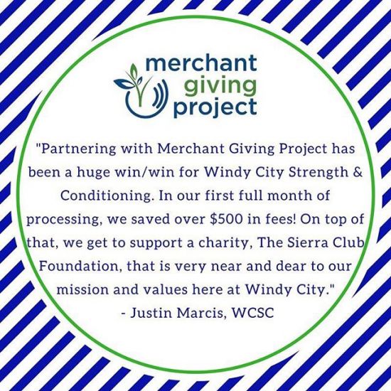 #testimonialtuesday from @windycitysc! #giveback #merchantgivingproject #windycitylivin #windycitycrossfit #windycitystrengthandconditioning #sierraclub