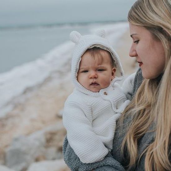 We are making some very brave attempts to expose our fall/winter baby to the great outdoors.  Hopefully she’ll enjoy the lake more when the ice melts and, yes, her lips are blue. We returned to the car shortly after.