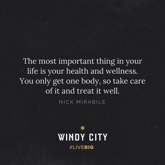 We can get down with that.
•
Wise words to live by from Windy City’s April 2018 Athlete of the Month.
•
#windycitylivin #liveBIG