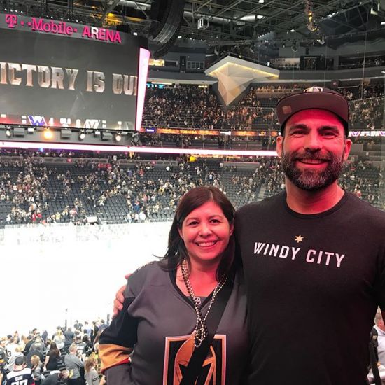 WOW!!! Nothing like playoff Hockey! When your birth city gets a NHL team and goes to the Stanley Cup in first year! The game was unreal, so intense and that last 3:00 mins!!! 3 more to go! Huge shout out to my Brother In Law Mikey and my OLDER Sister Angie for making this happen#lasvegasgoldenknights#stanleycup#redeyebacktochicago#windycitycrossfit