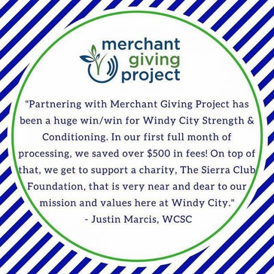 #testimonialtuesday from @windycitysc! #windycitystrengthandconditioning #windycitycrossfit #windycitylivin #livebig #sierraclub #merchantgivingproject #giveback